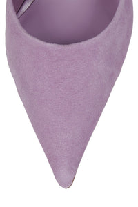 VOLTURI Jeffrey Campbell High-Heel Lilac Suede Combo