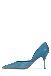 VOLTURI Jeffrey Campbell High-Heel Blue Suede Combo