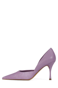 VOLTURI Jeffrey Campbell High-Heel Lilac Suede Combo