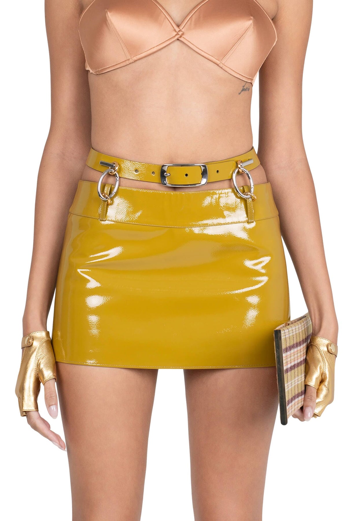 VYPER Chartreuse Crinkle Patent