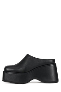 WAVEFORM Jeffrey Campbell Platform Mule Black
