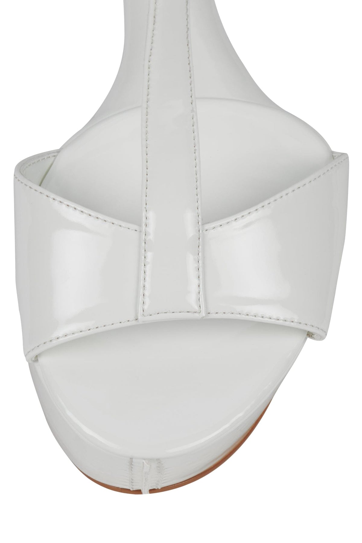 WERK-IT Jeffrey Campbell Platform Wedge White Patent