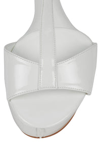 WERK-IT Jeffrey Campbell Platform Wedge White Patent