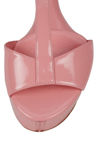 WERK-IT Jeffrey Campbell Platform Wedge Pink Patent