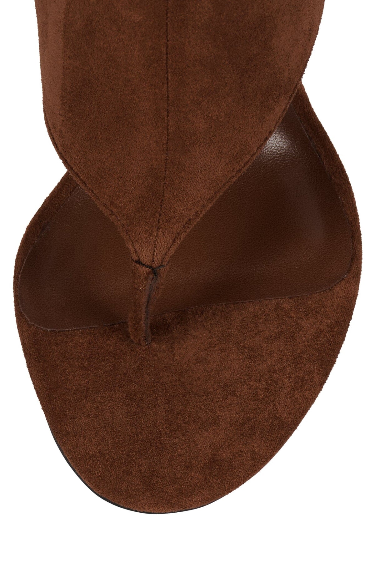 WHATS-UP Jeffrey Campbell Wedge Sandal Rust Suede