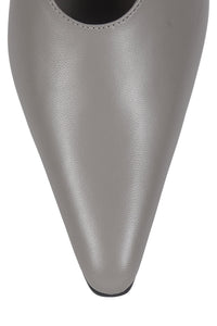 WITHSTAND Jeffrey Campbell Slingback Heel Grey