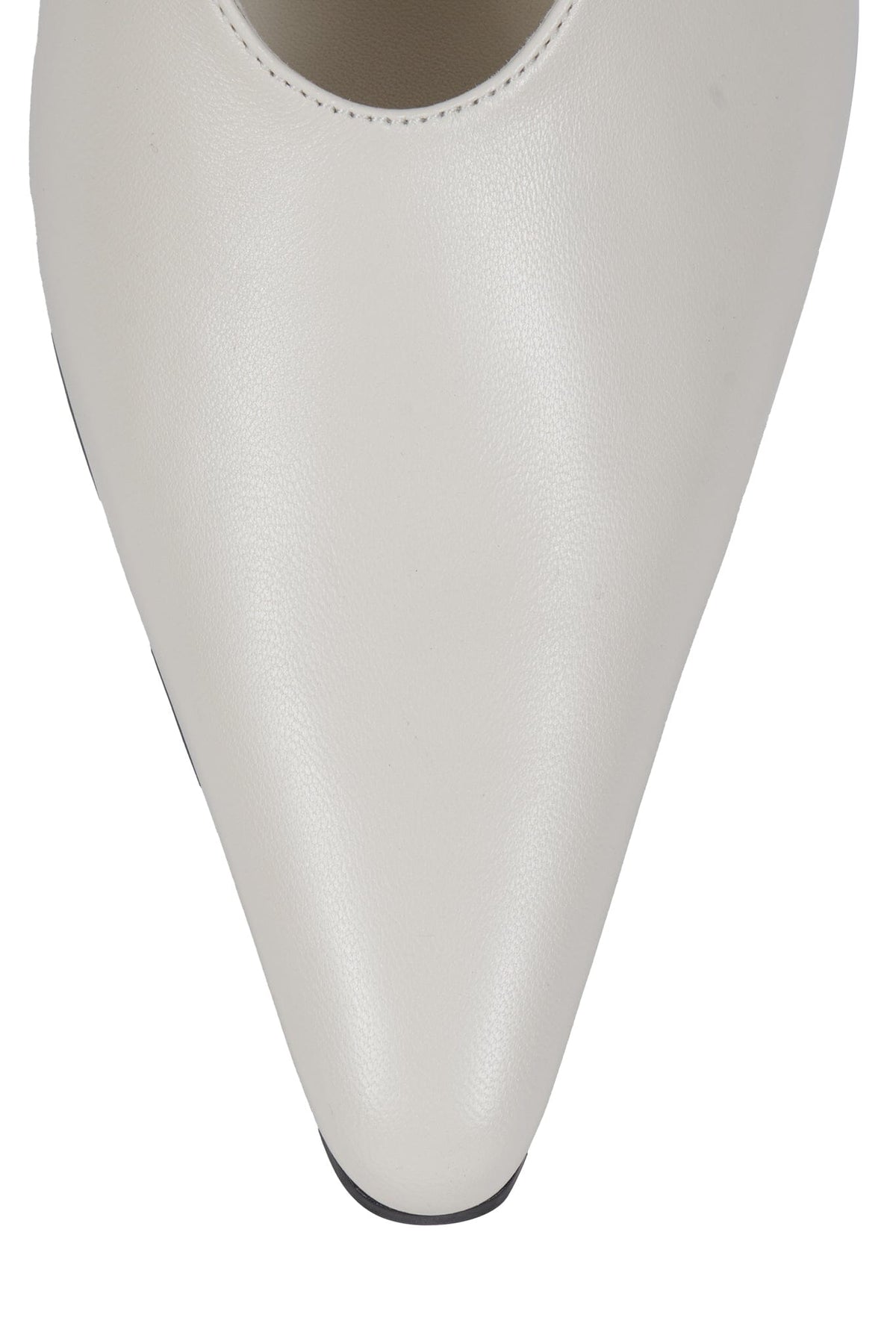 WITHSTAND Jeffrey Campbell Slingback Heel White