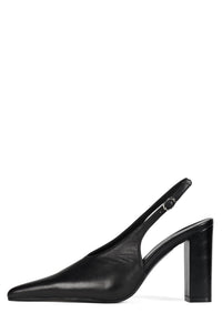 WITHSTAND Jeffrey Campbell Slingback Heel Black