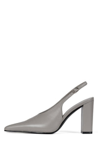 WITHSTAND Jeffrey Campbell Slingback Heel Grey