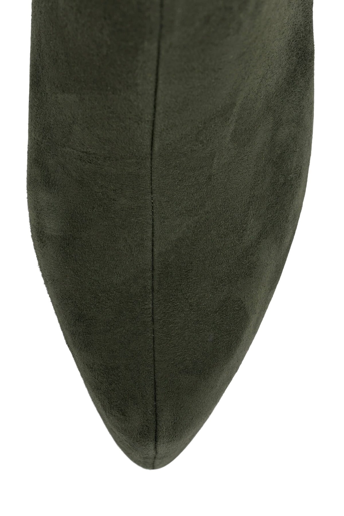 WOAH Platform Boot Dark Olive Suede 