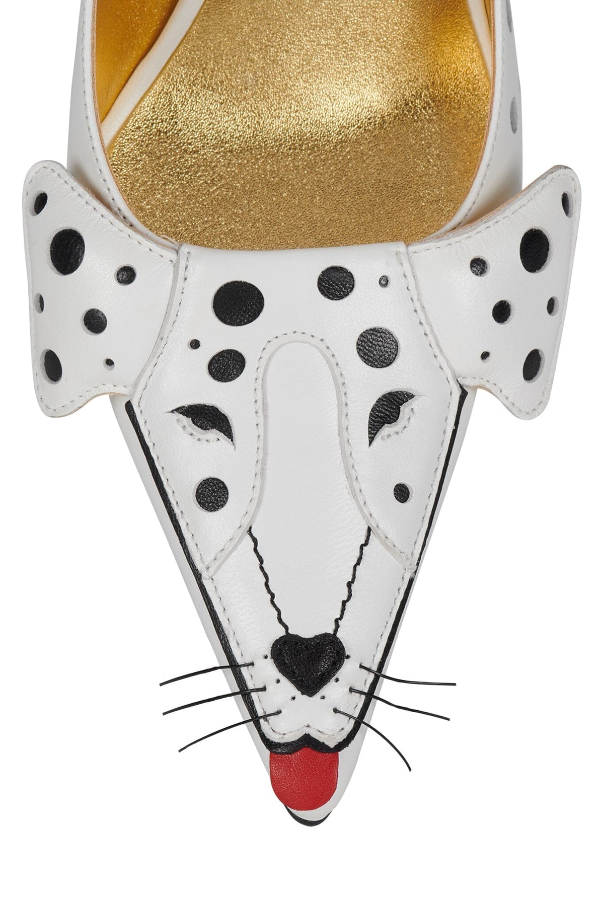 WOOF Pump White Black Combo