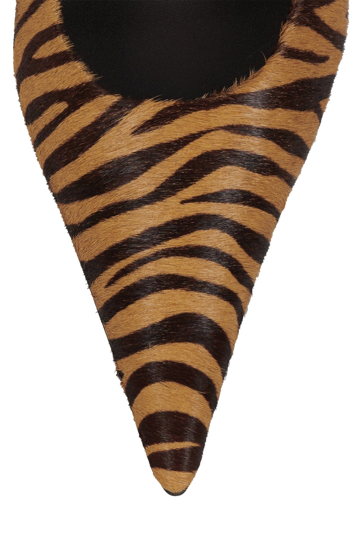 YOUWISH-F Slingback Heel Beige Zebra