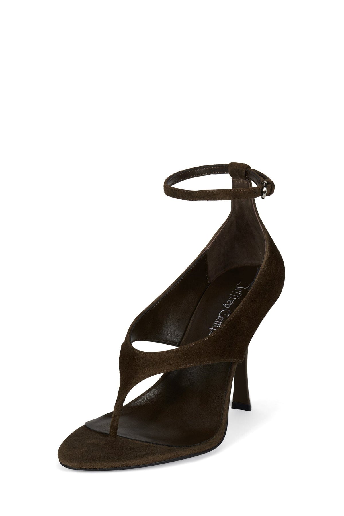 YSABELA Jeffrey Campbell Heeled Sandal Coffee Suede
_hover