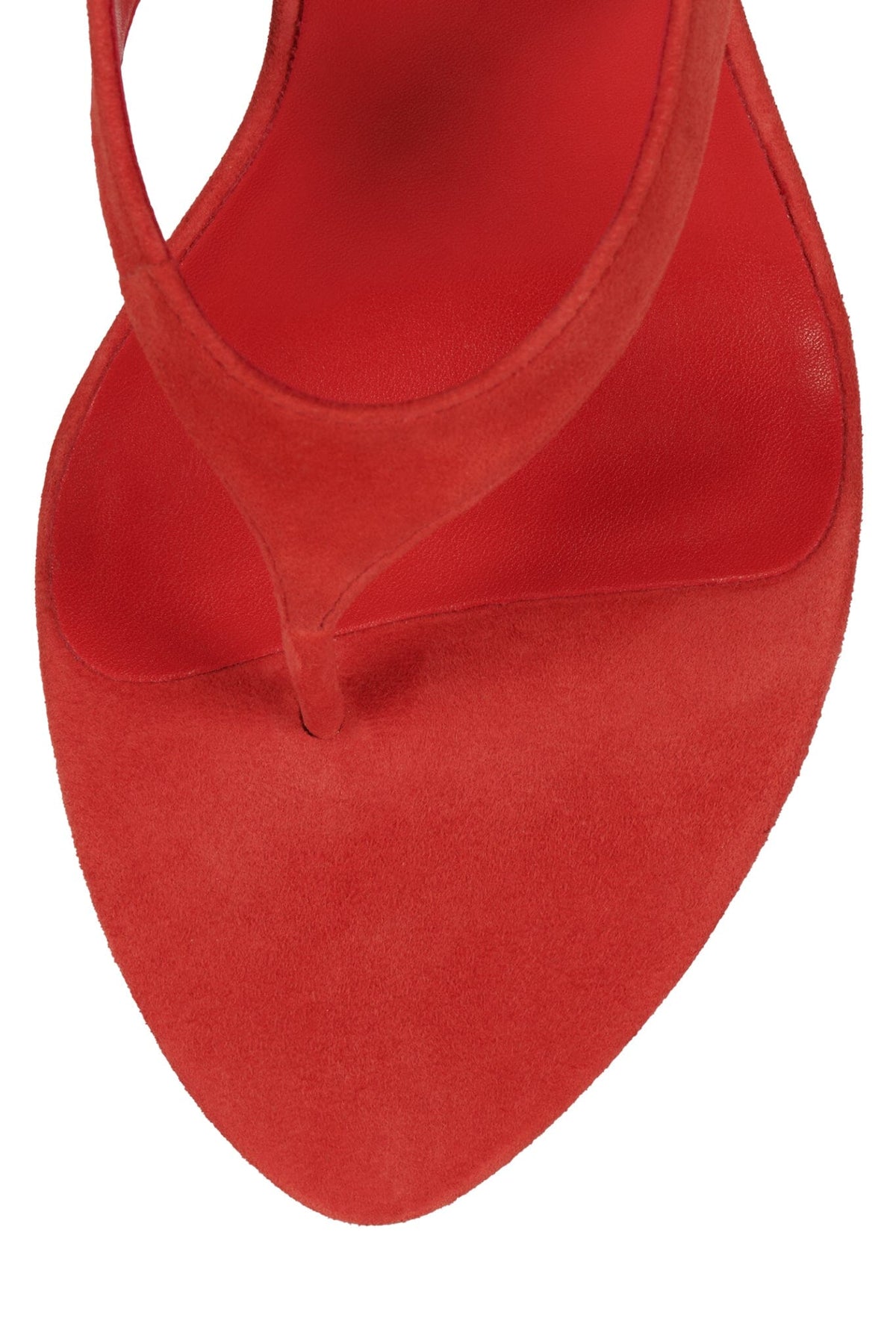 YSABELA Jeffrey Campbell Heeled Sandal Watermelon Suede