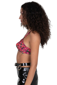 YVONNE Jeffrey Campbell Top Red Floral 