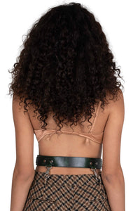 YVONNE Jeffrey Campbell Top Natural Satin 