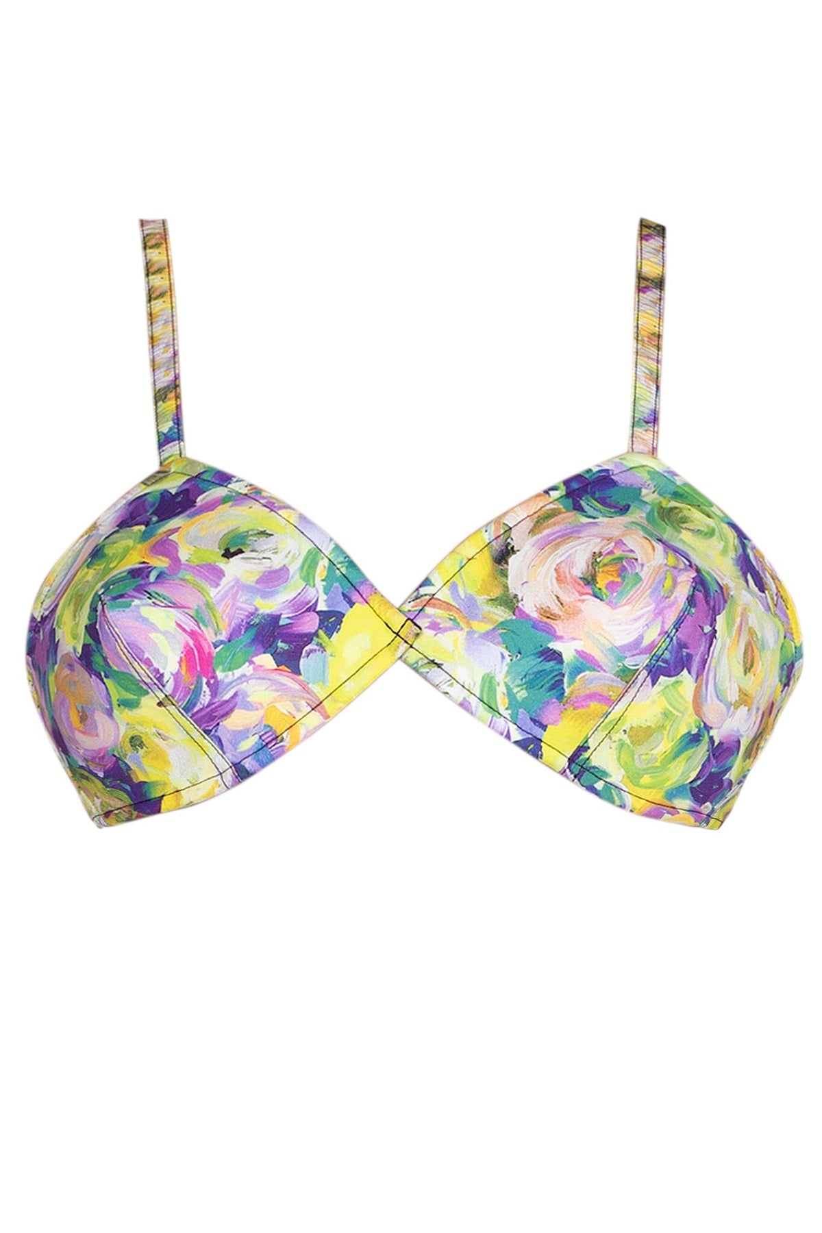 YVONNE Jeffrey Campbell Top Purple Multi Floral