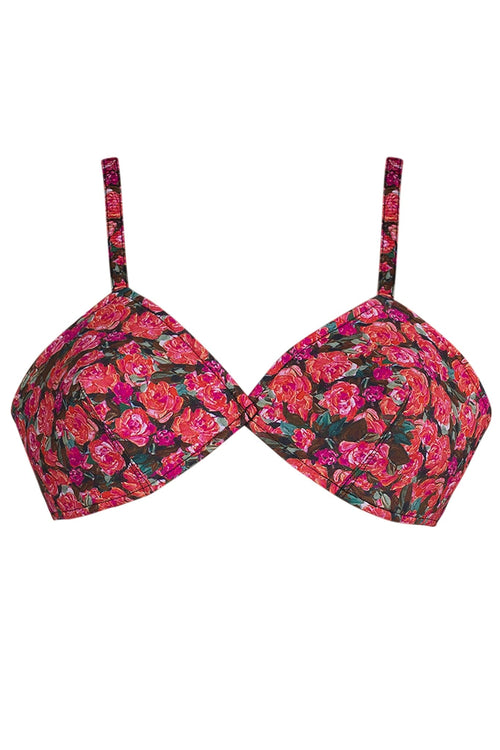 YVONNE Jeffrey Campbell Top Red Floral 