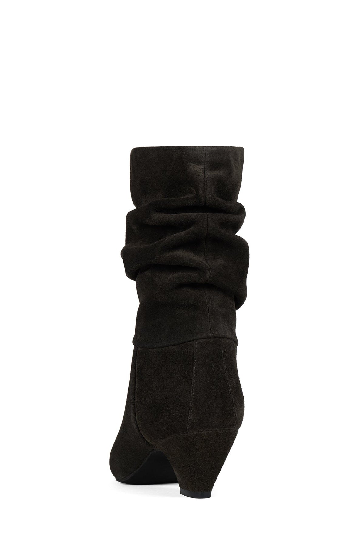 ZERLINA Heeled Ankle Boot Coffee Suede
