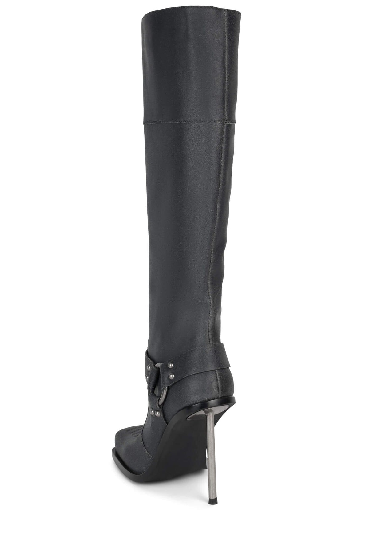 ADVENTURE Jeffrey Campbell High Heeled Boots Black Crinkle