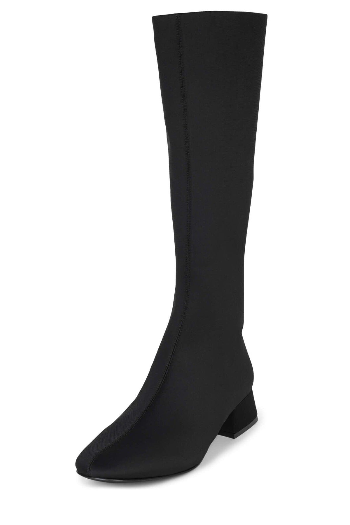 ALLURED-KH Jeffrey Campbell Knee-High Boots Black Neoprene