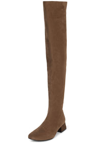 ALLURED Jeffrey Campbell Over-The-Knee Boot Chocolate Suede