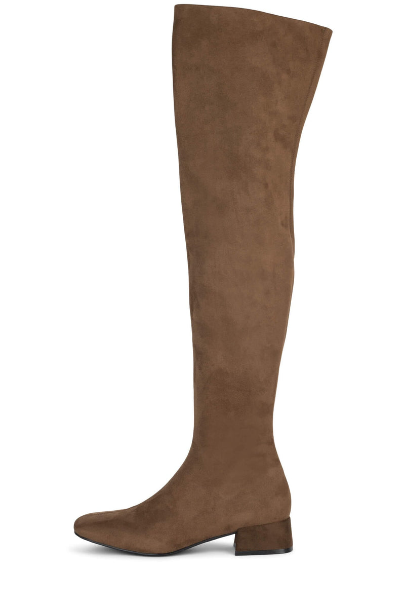 ALLURED Jeffrey Campbell Over-The-Knee Boot Chocolate Suede