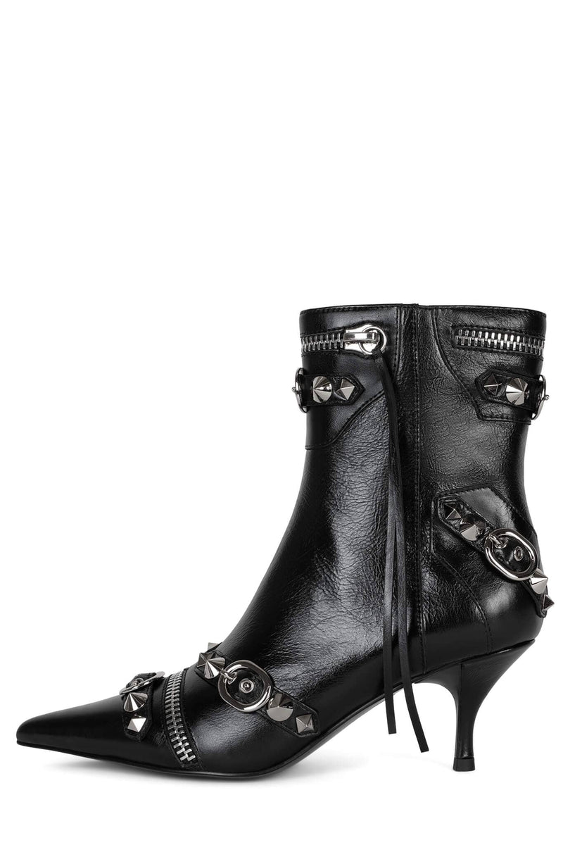 ALT-ROCK Jeffrey Campbell Black Silver 6 