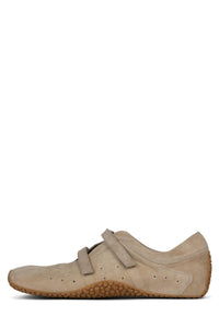 ATHLETIC DV Taupe Suede Honey 6 