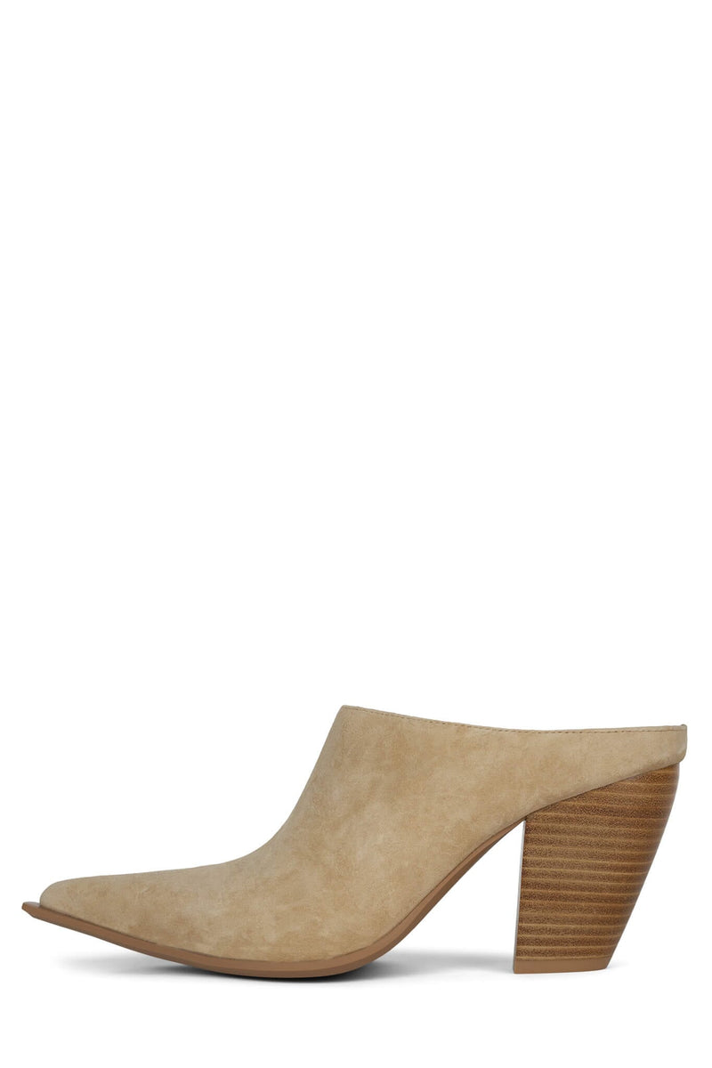 BANK-ON-IT YYH Beige Suede Tan Stack 6 