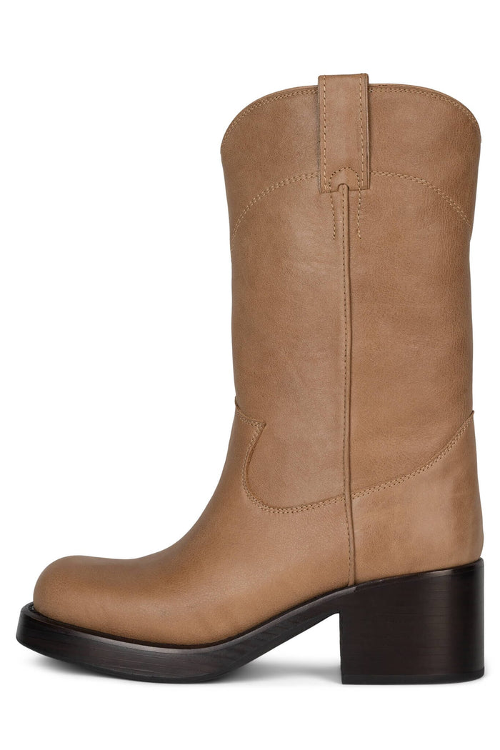 CABALLERO Mid-Calf Boot YYH Light Tan 6 