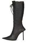 CAPTIVATE Jeffrey Campbell Brown Distressed 6 