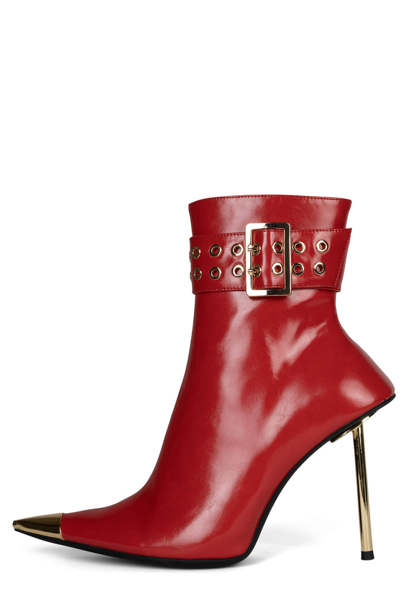 CLOUT Jeffrey Campbell Red Gold 6 