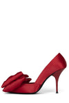 CONVINCE-B Pump YYH Red Satin 6 
