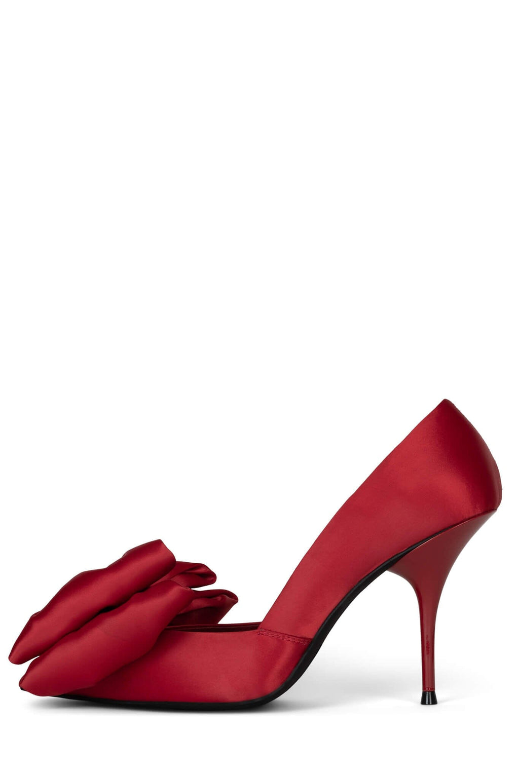 CONVINCE-B Pump YYH Red Satin 6 