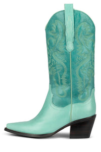 DAGGET-CB Mid-Calf Boot ST Seafoam Green Multi 5 