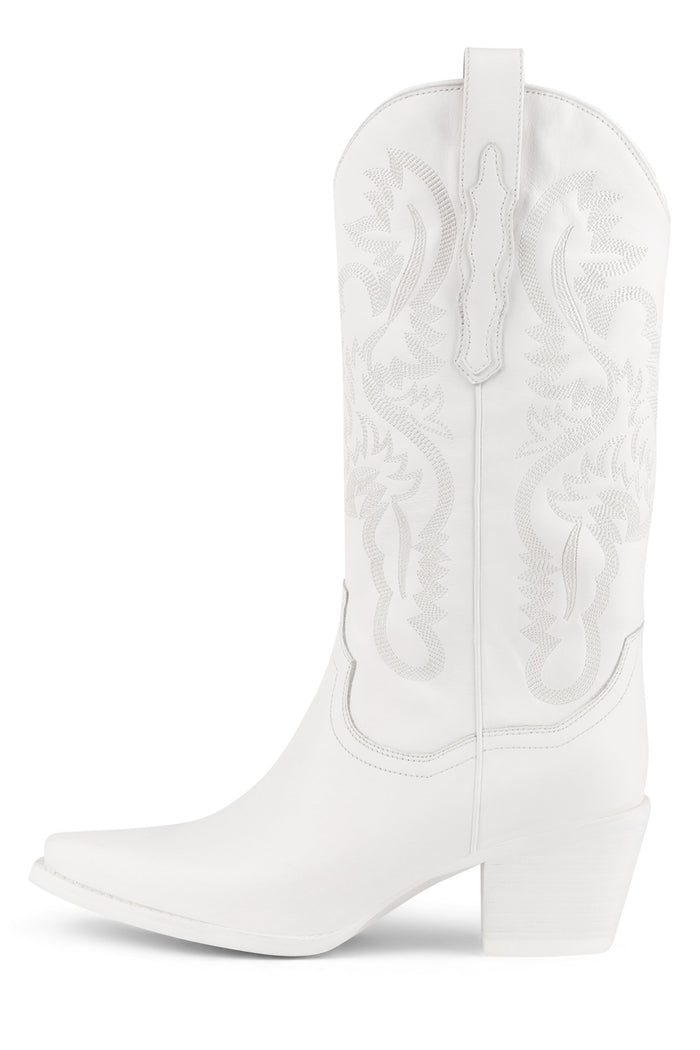 DAGGET Jeffrey Campbell Heeled Boot White