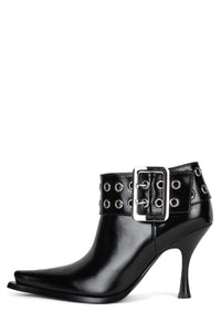 ELITE-C Heeled Boot DV Black Silver 6 