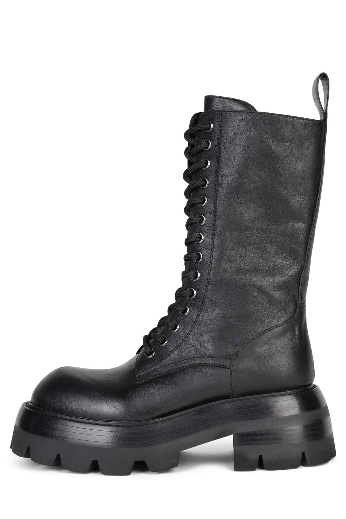 EN-ROUTE Mid-Calf Boot DV Black Distressed 6 