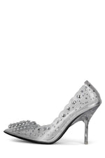 FAIRYTALE Jeffrey Campbell Clear Silver 6 