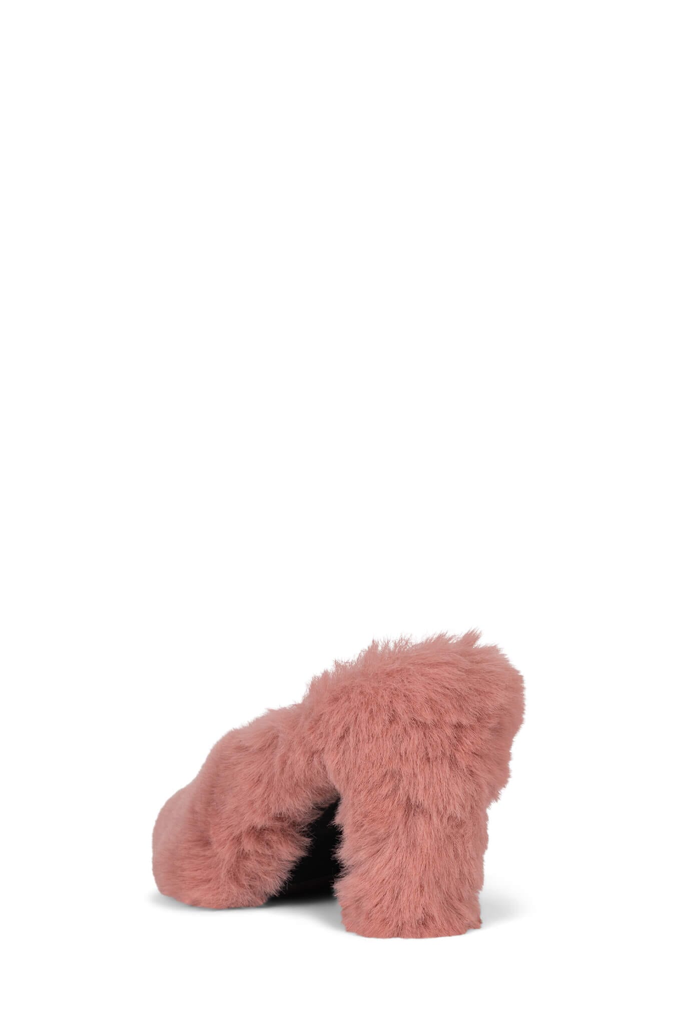 Black Faux Fur Fluffy Heels | You + All | Shop Online