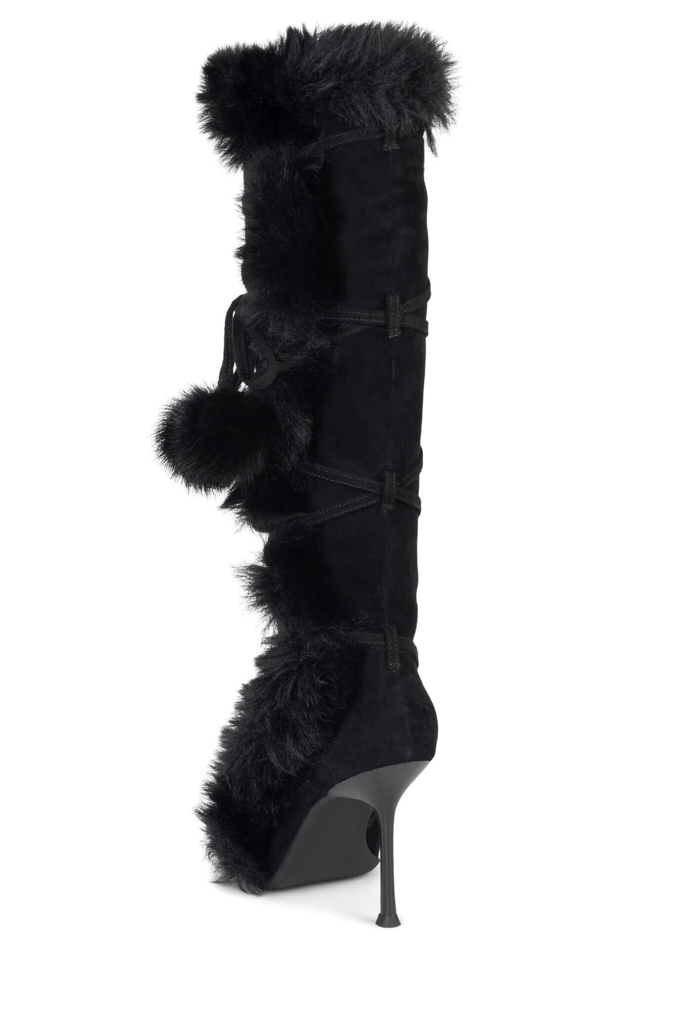 Jeffrey Campbell Fluff Pump in Black