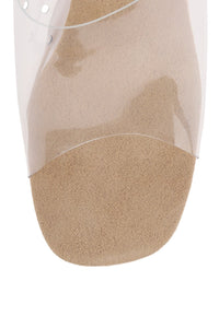 GIAH Jeffrey Campbell Platform Sandal Clear