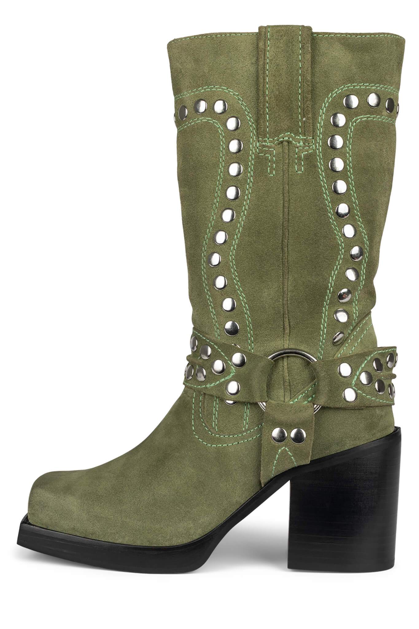 Jeffrey campbell green boots on sale