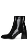 LAVALAMP Heeled Bootie STRATEGY Black Box Black Suede 6 