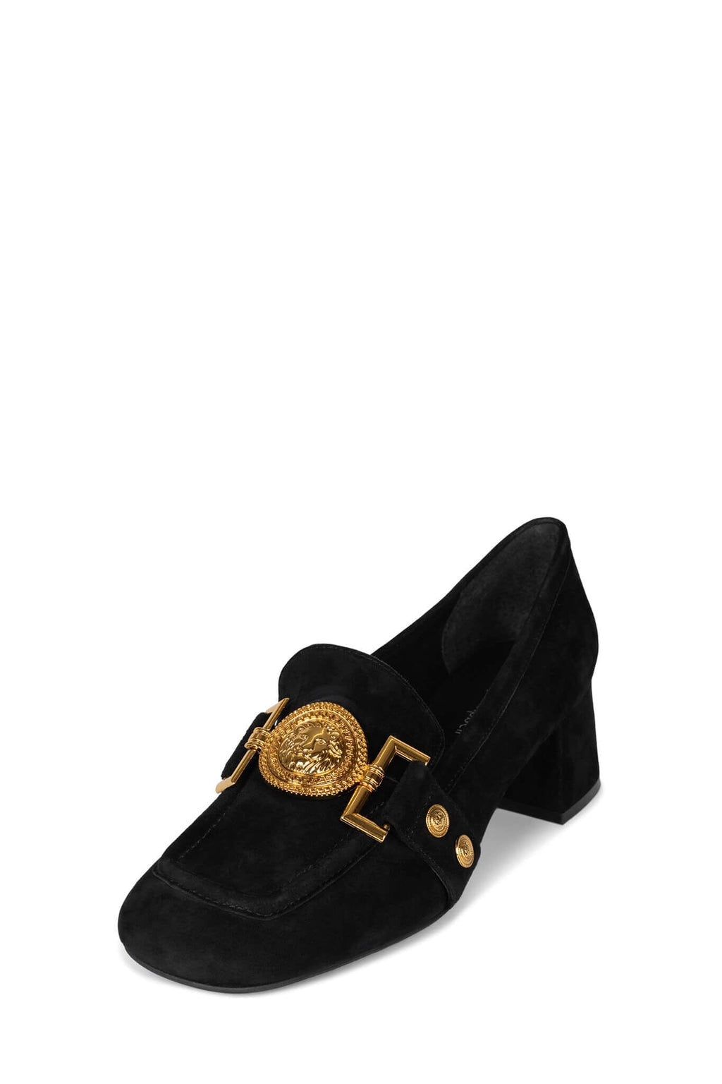 LIONETTE STRATEGY Black Suede Gold 6 