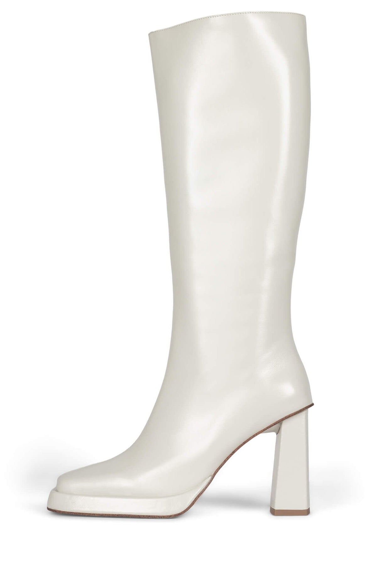 MAXIMAL Jeffrey Campbell Knee-High Boot Ivory