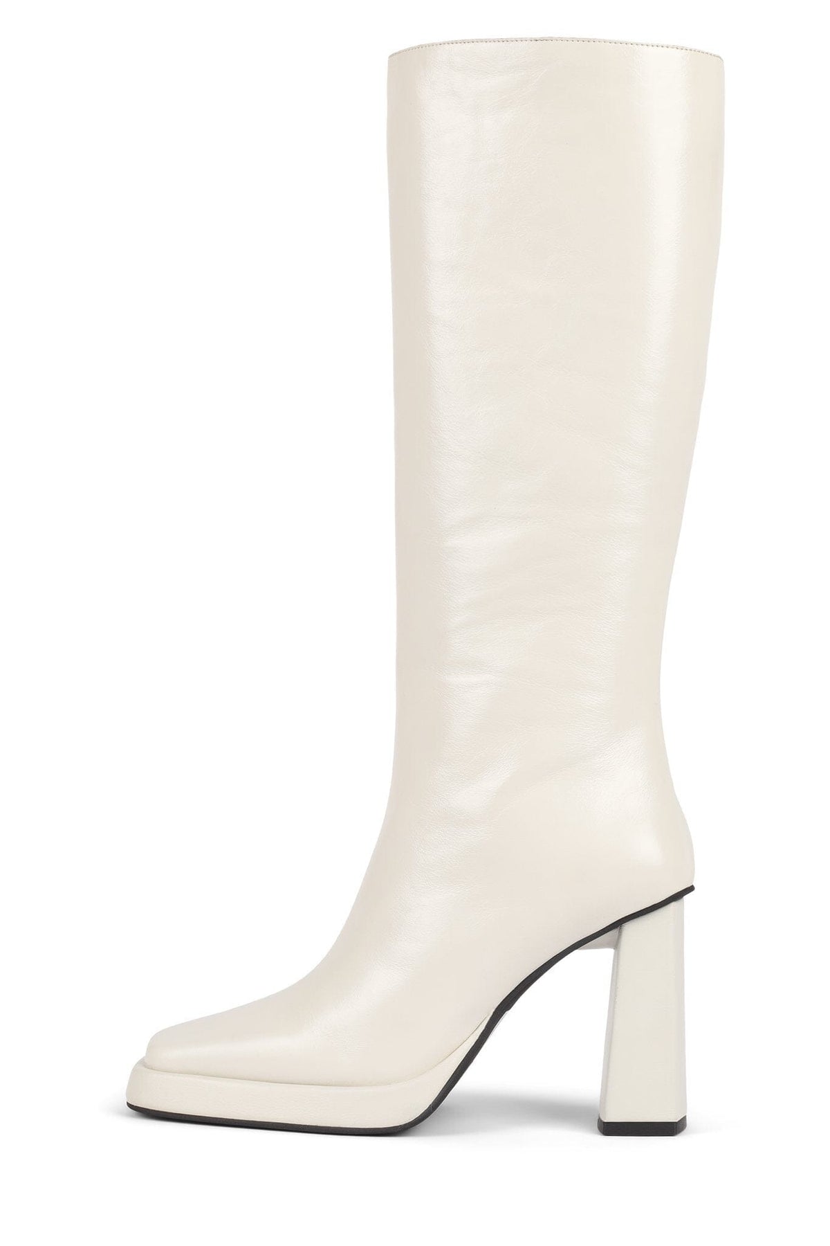 MAXIMAL Jeffrey Campbell Knee-High Boot White