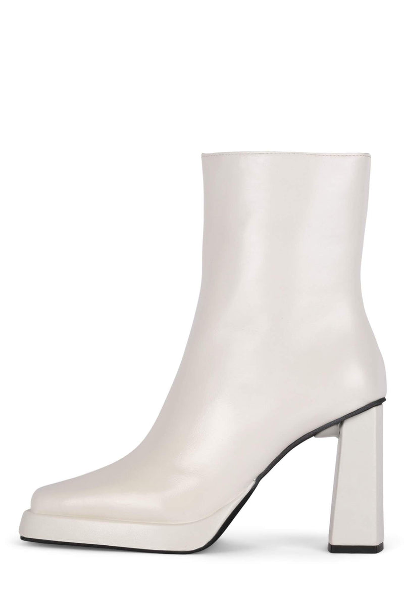 Shuz Touch Solid Embellished Transparent Block Heel Boots - White Boots For  Women - Buy Shuz Touch Solid Embellished Transparent Block Heel Boots - White  Boots For Women Online at Best Price -