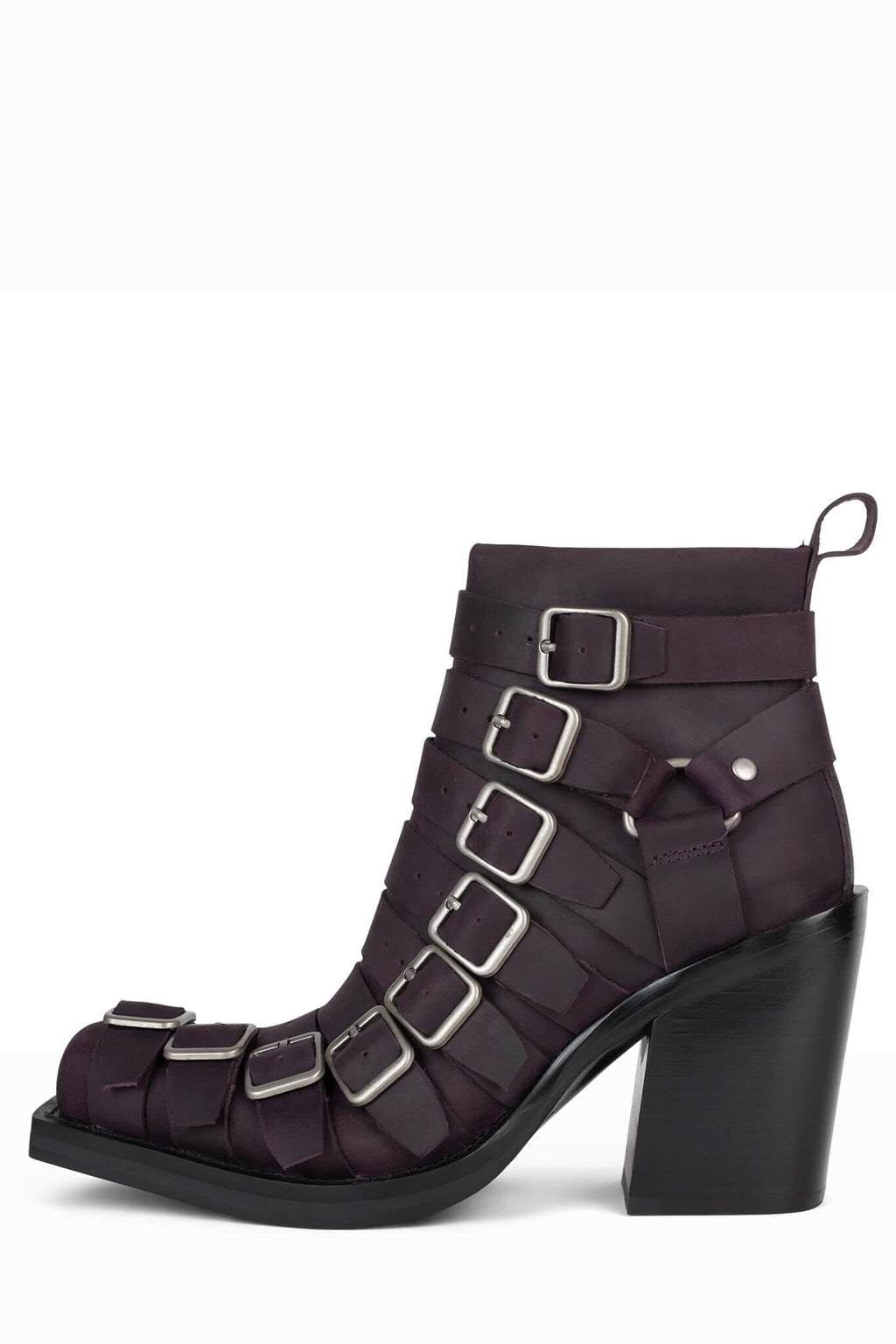 MYSTER-B Ankle boot ST Purple Crazy Horse Silver 6 